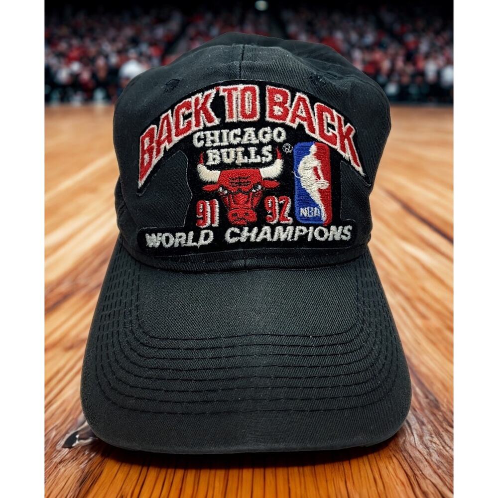 Chicago Bulls Back To Back 91 92 Champs Snapback Sports Specialties VTG Hat